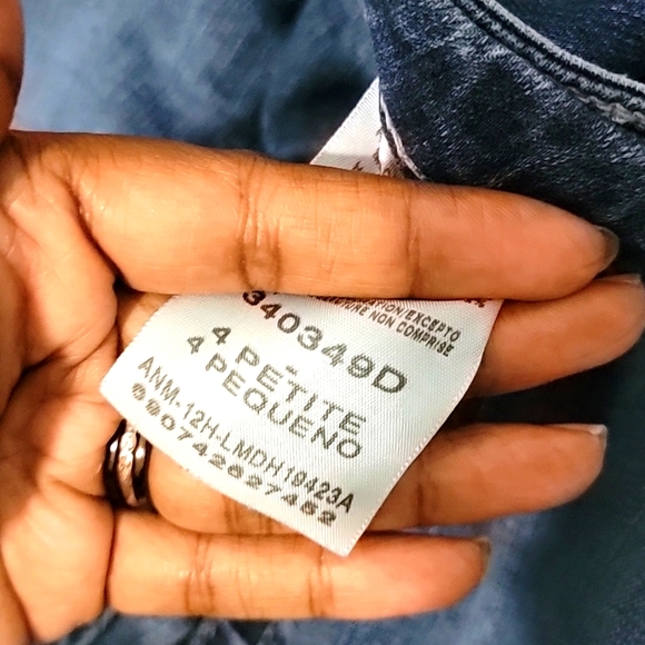 Women Lee Curvy Fit Jeans Lower on The Waist Size: 4P - Picture 4 of 9